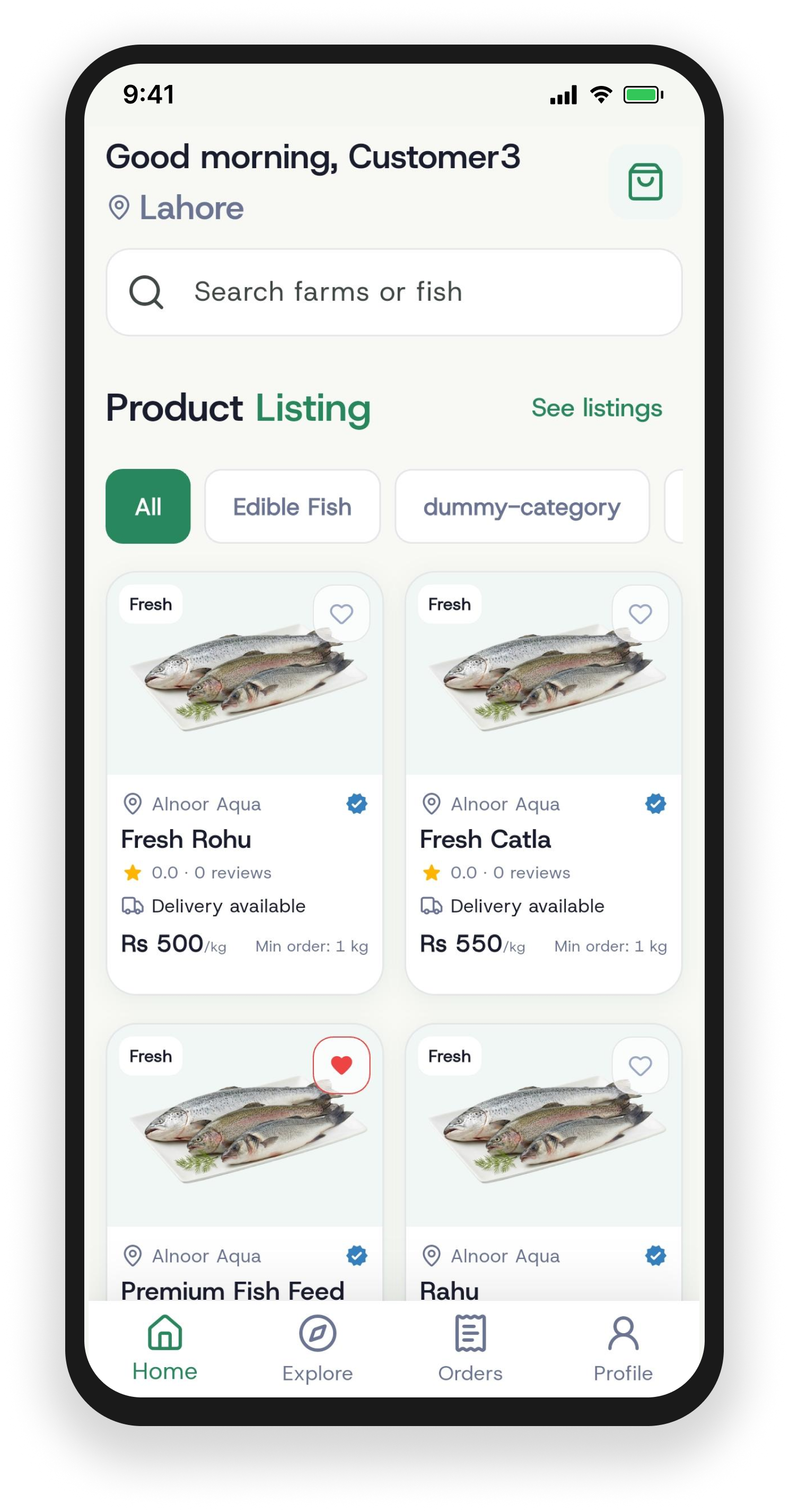 FishFarm mobile app